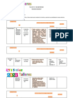 Talleres 3,4 y 5 Años Semana 1