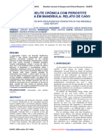 Osteomielite Crônica Com Periostite Proliferativa em Mandíbula: Relato de Caso