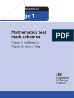 MAths5 MArk Schemes