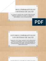 Estudios Comparativos en Los Sistemas de Salud