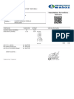 Laboratorios Muñoz: Resultados de Análisis