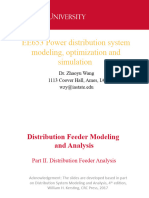 EE653 Distribution Feeder Modeling and Analysis Part II