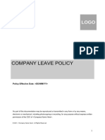 Company Leave Policy - Uae