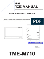 Alpine Tme-M710 Car-Video-Monitor SM