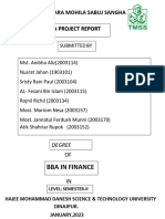 Bba in Finance: Thengamara Mohila Sabuj Sangha