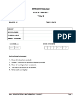 Grade 5 Mathematics Project Term 3 2022 - 240702 - 051433