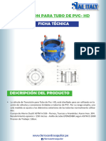 Transicion para Tubo de PVC - HD - Ficha Técnica