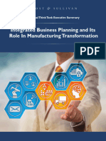 Integrated Business Planning and Its Role in Manufacturing