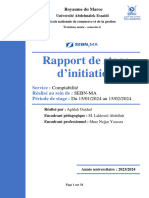 Rapport Du Stage D'initiation S6