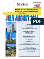 News July & August 2024 - Parish of Newcastle & Newtownmountkennedy With Calary, Co. Wicklow, Ireland