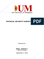 Sample - Physical Security Survey Report