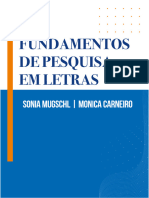 Livro FUNDAMENTOS DE PESQUISA EM LETRAS - 2024 - E-BOOK