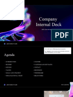 Black Violet Pink 3D Company Internal Deck Business Presentation