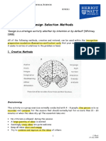 Design Selection Methods (11-Aug-08)