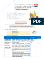 D1 A1 SESION COM. Leemos Una Receta