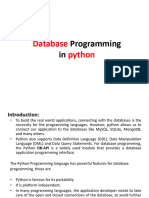 Database Programming in Python