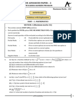 Answer Key & Solution Explanation, JEE Advanced Test Series, Paper-2 (12 May 2024)