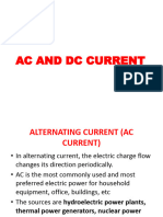 Ac and DC Current