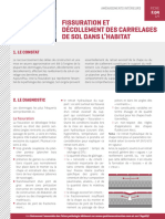 Fissuration Et Decollement Des Carrelages de Sol Dans L-Habitat