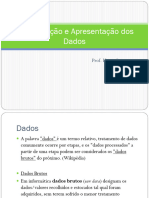 Descrição e Apresentação de Dados