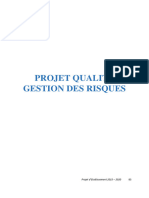 Projet Qualité Gestion Des Risques - Projet Etablissement 2015-2020