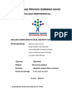 ANALISIS SOBRE EFECTO DE EL DECRETO SUPREMO 21060 W