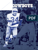 Cowboys, 1974 Media Guide (Dallas) (C)