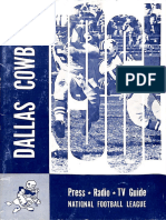 Cowboys, 1961 Media Guide (Dallas)