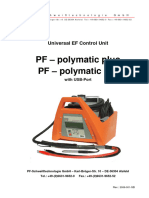 Polymatic Plus Manual Data Sheet