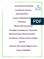 Construccion de Conceptos de Economia - Micro y Macro