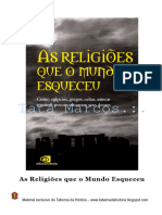 As RELIGIÕES QUE O MUNDO ESQUECEU