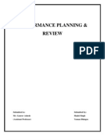 HRM - Performance, Planning and Review