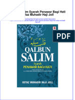 Qalbun Salim Syarah Penawar Bagi Hati Ustaz Muhadir Haji Joll Full Chapter Free