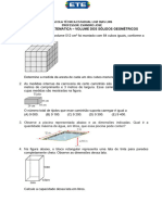 Volume Dos Sólidos Geométricos