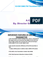 Overview of 10KW DBE FM Transmitter