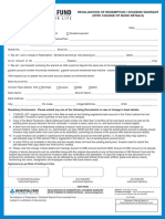 Revalidation of Redemption or Dividend Warrant (With Change of Bank Details)