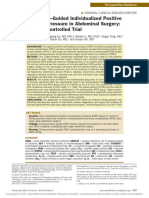 Driving Pressure-Guided Individualized Positive End-Expiratory Pressure in Abdominal Surgery