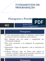 00 2 Fluxograma e Pseudo Codigo