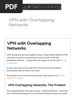 VPN With Overlapping Networks - Practical Networking