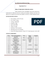 Rewinding of Single-Phase Induction Motors