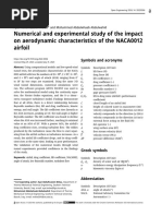 Numerical and Experimental Study of The Impact On