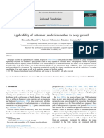 Applicability of Settlement Prediction Method To Peat 2016 Soils and Foundat