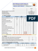 ESH Monthly Statistics Report 1