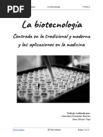 La Biotecnología