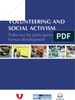 Volunteering and Social Activism: Pathways For Participation in Human Development