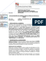 ACTA REGISTRO AUDIENCIA SALA - Exp. 00769-2021-0-2001-SP-LA-01 - Resolución - 08348-2022