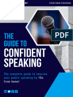 Guide To Confident Public Speaking From Home Ebook by Yasir Khan