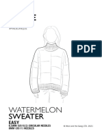 Watermelon Sweater Pattern WAMSWE 01 ENG