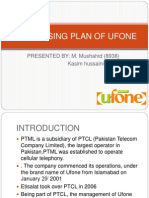 Advertising Plan of Ufone