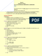 XI Computer Science Gist-01